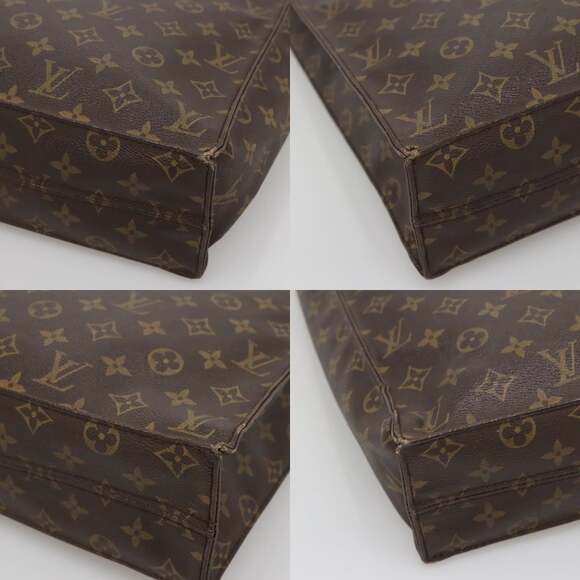 LOUIS VUITTON Monogram Sac Plat Hand Bag M51140 - Picture 10 of 12
